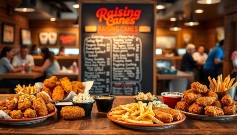 Raising Cane's Menu With Prices