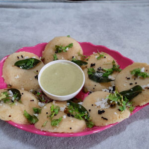 Khaman Idli with Tempering.